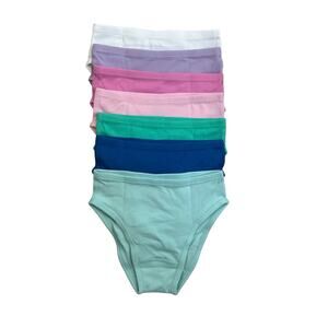 New Hanna Andersson 100% Organic Cotton Girls Underwear 7 Pairs Small